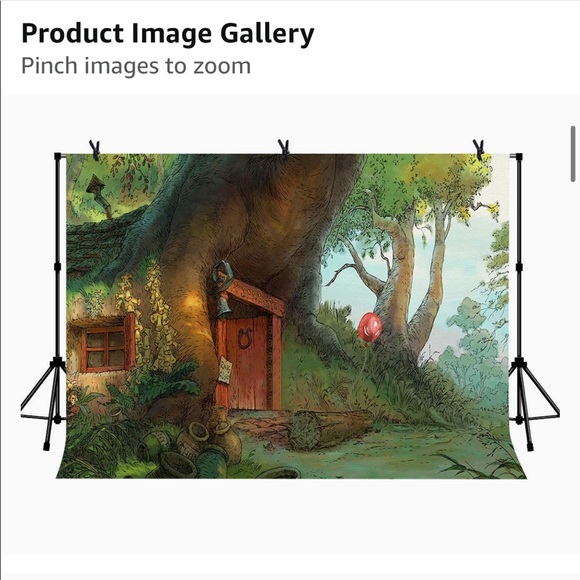 Winnie the Pooh themed photo backdrop and 1st Birthday supplies 🍯 - Picture 3 of 10